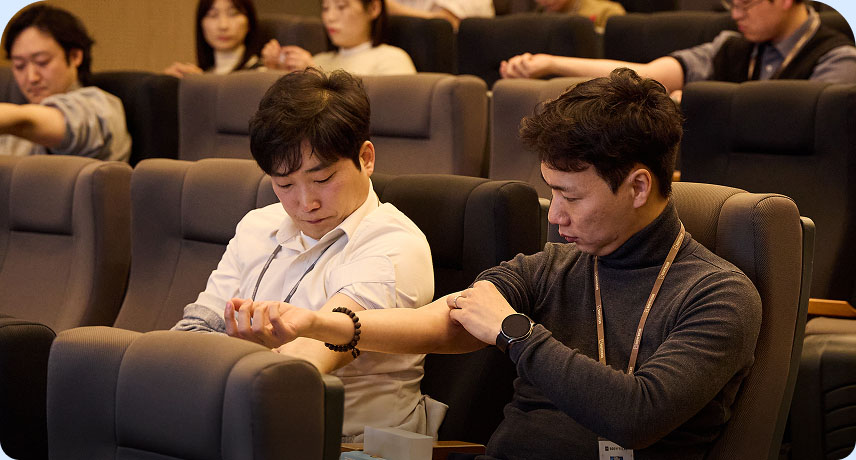 도곡동 소재 바디프랜드에서 진행한 '찾아가는 금연지원 서비스'