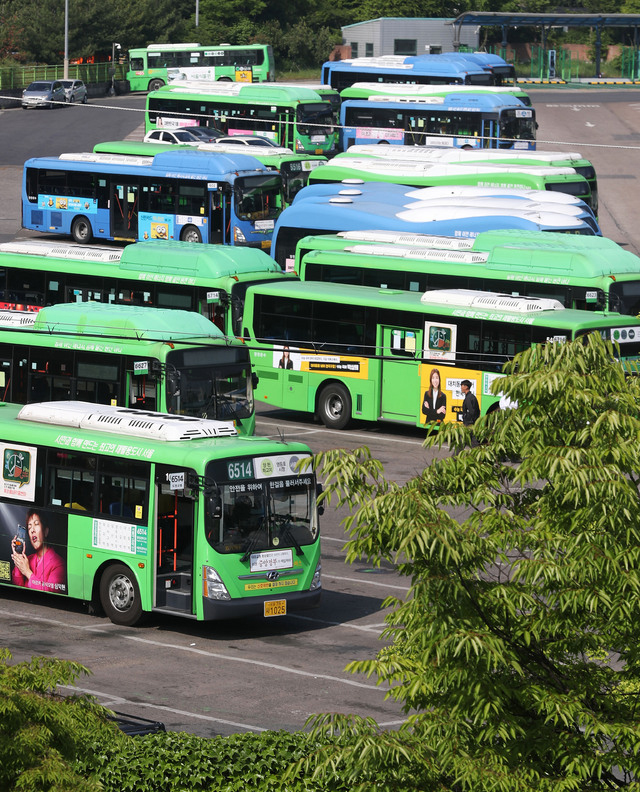 강남구 시내버스 운행중단 대비 비상수송버스 긴급 투입