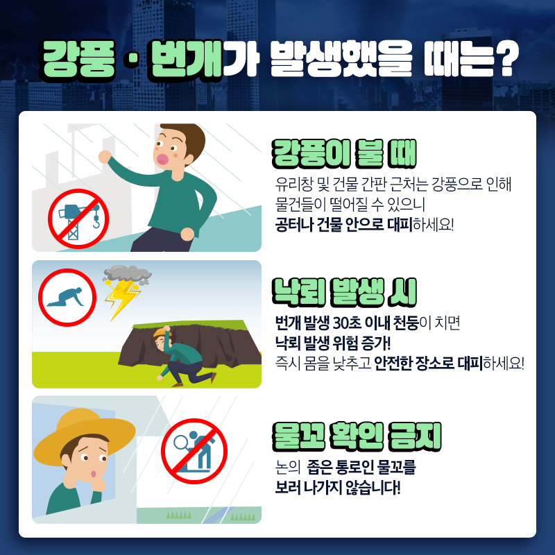 소중한 생명을 살리는 확실한 행동요령