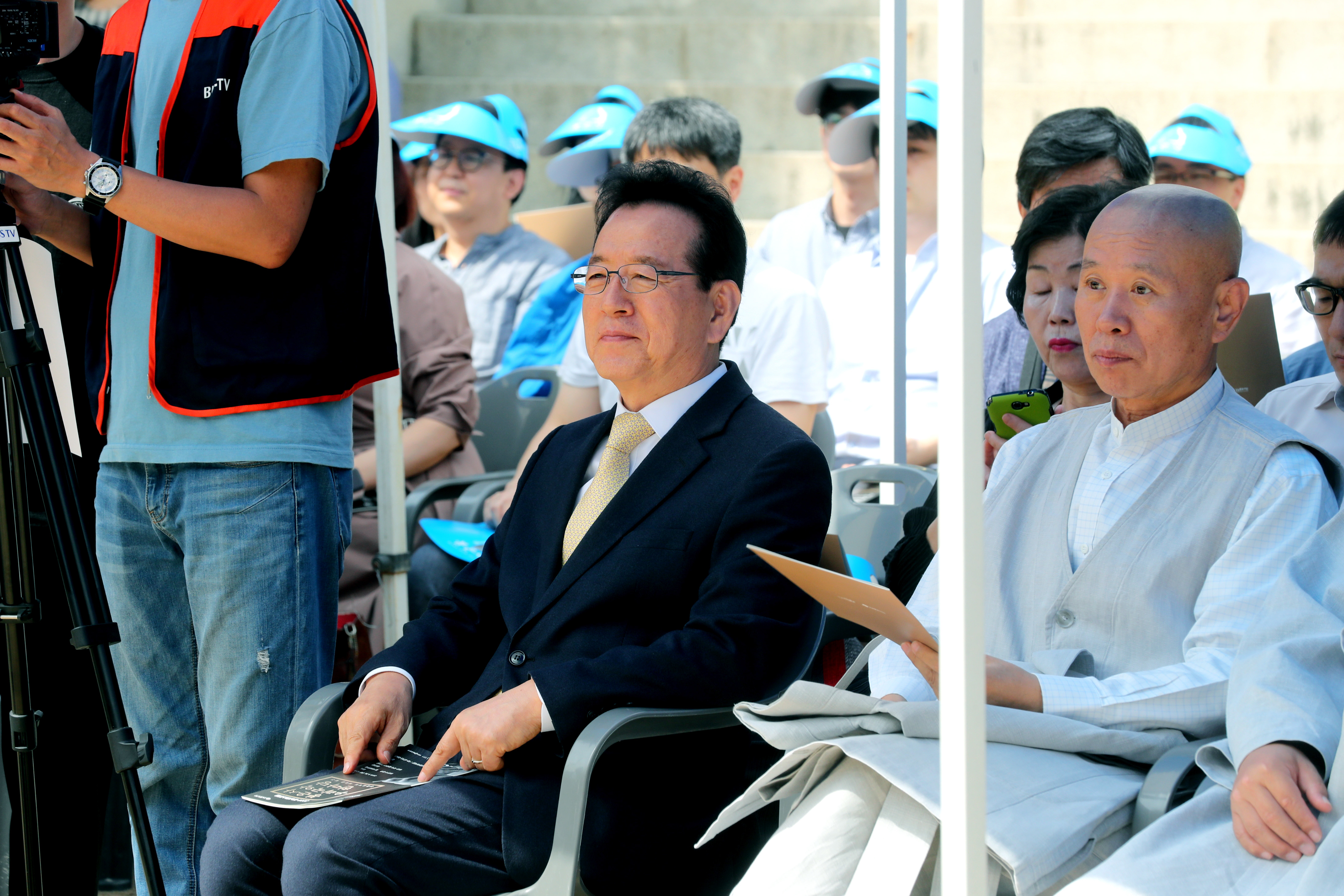 우리 국악 한마당에 참석한 정순균 강남구청장