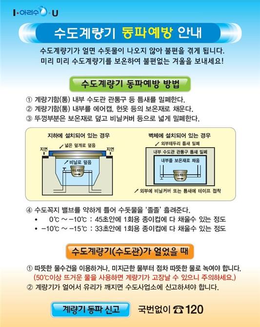 수도계량기 동파