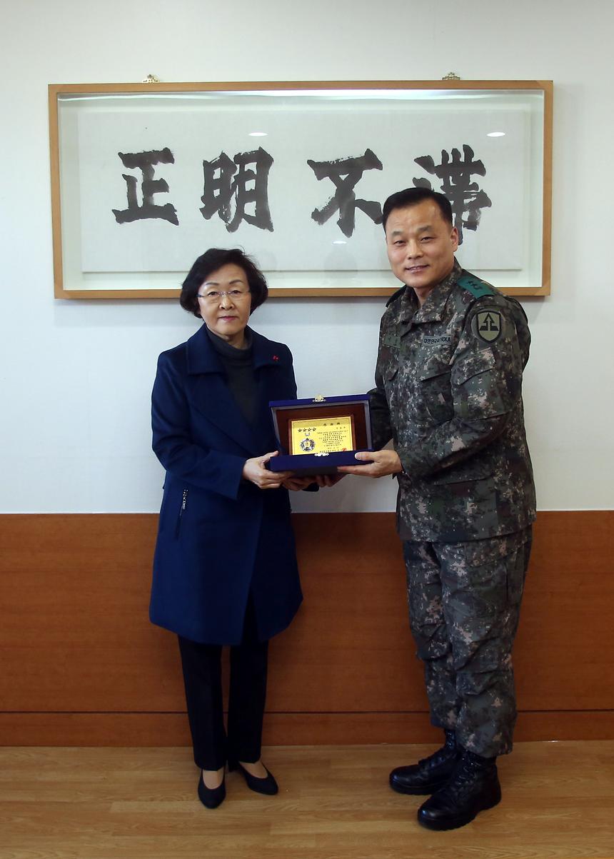 육군참모총장 감사패 - 6