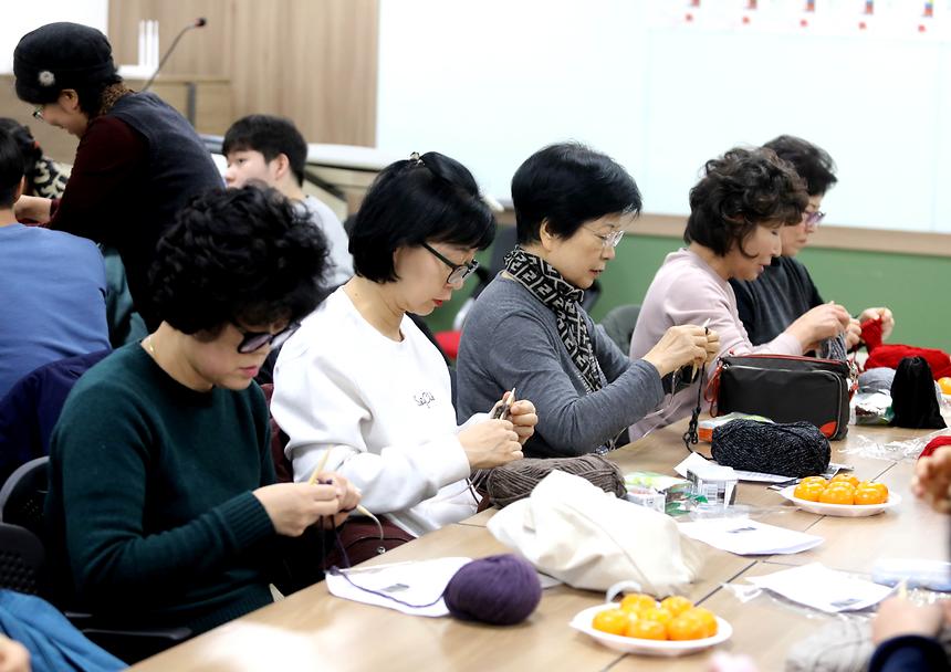 설맞이 따스미 목도리 뜨기 - 2