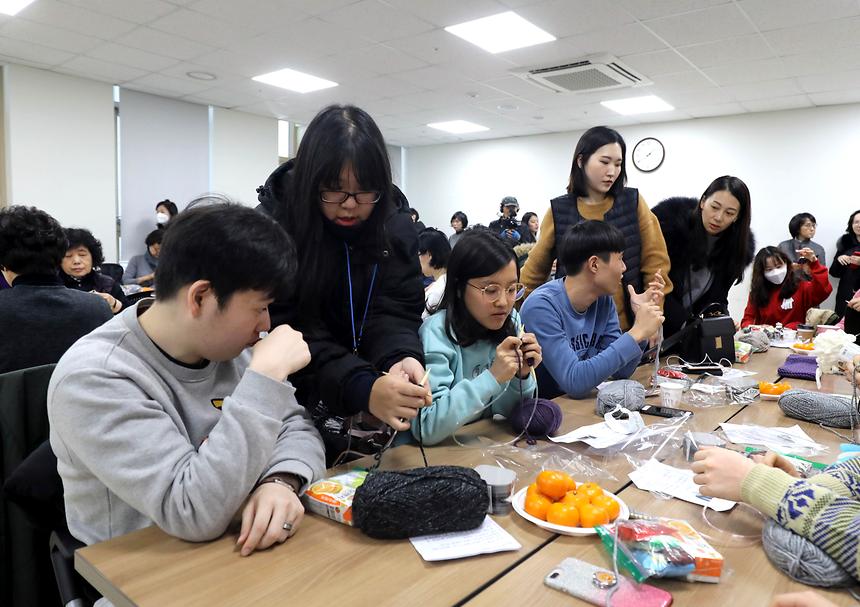 설맞이 따스미 목도리 뜨기 - 8