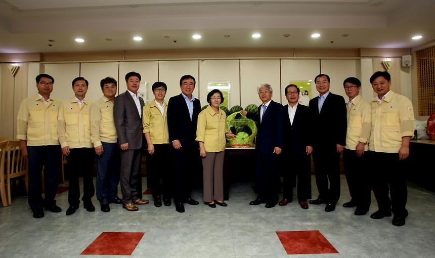 을지훈련 위문품 전달식  - 1