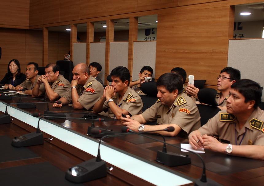 페루경찰청 강남도시관제센터 방문 - 3