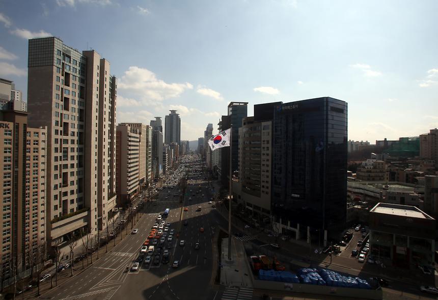 영동대로 대형 태극기 - 4