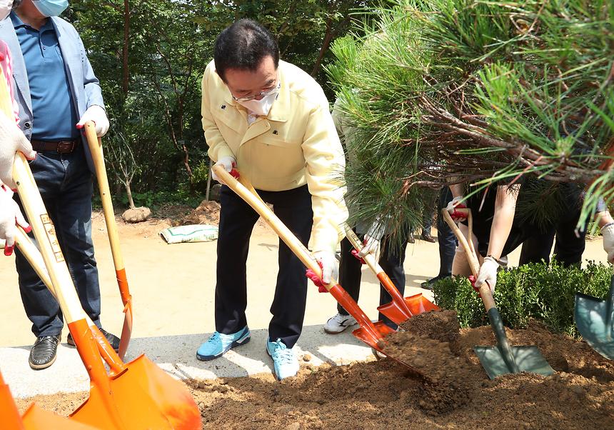 청담근린공원 전통정자 완공식 - 5