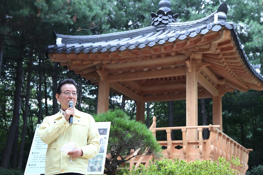 청담근린공원 전통정자 완공식 - 4