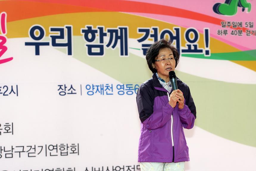양재천 걷기운동 - 2