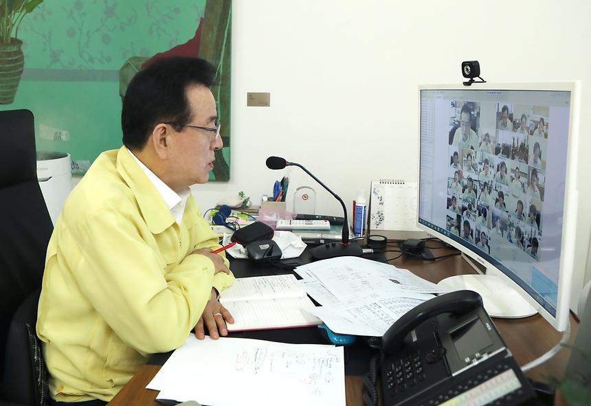 재난안전대책영상회의(서울신문 취재) - 4