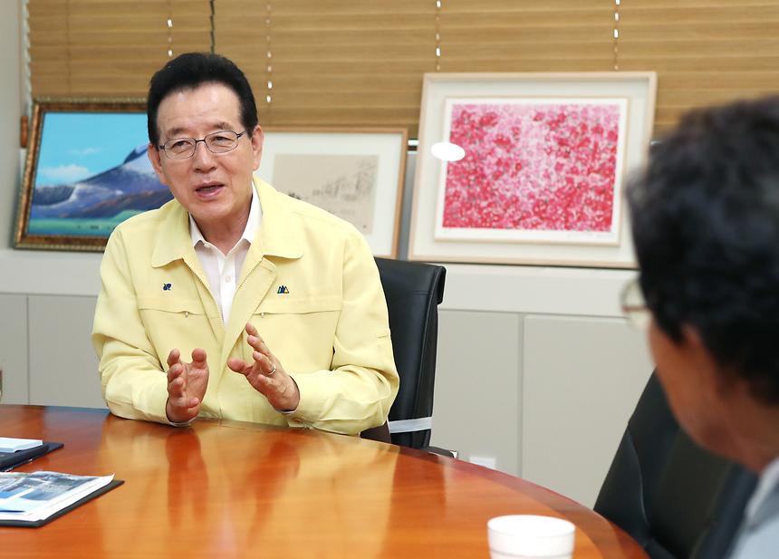 착한 임대인 , 구청장 면담 - 5