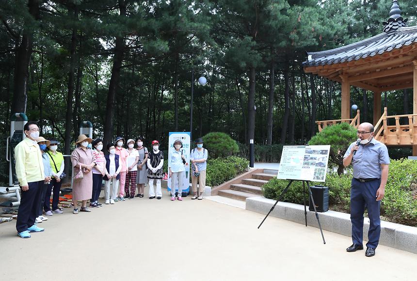 청담근린공원 전통정자 완공식 - 2