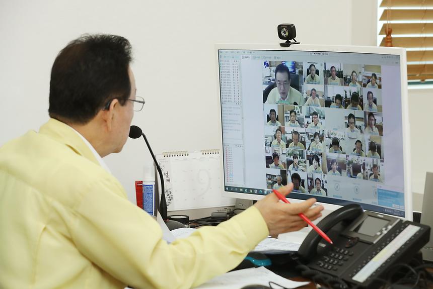 재난안전대책영상회의(서울신문 취재) - 3