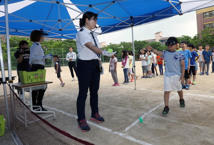 초등학교 지진대피훈련 - 5