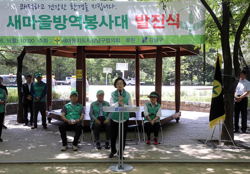 새마을방역봉사대 발진식 - 1