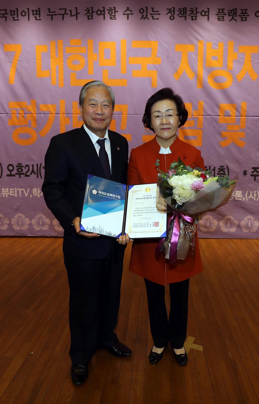 대한민국 지방자치단체 행정정책 행복지수 평가 결과보고 - 2