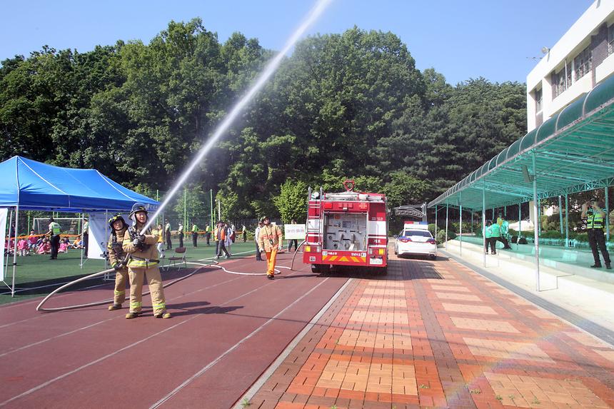 구룡초 화재진압 훈련  - 3