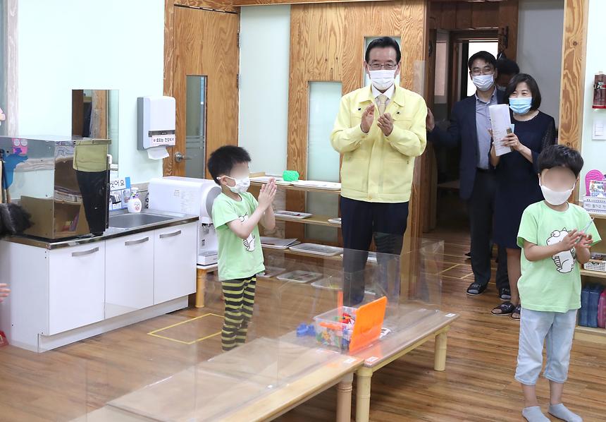 구청장 학교 방역점검 - 8
