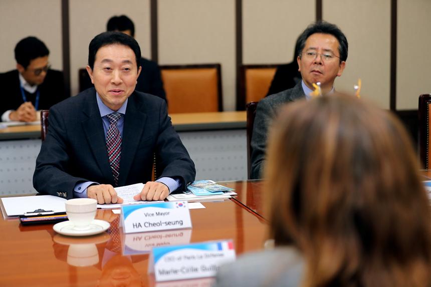 파리 라데팡스 개발청장 외 대표단 강남구 방문 - 2
