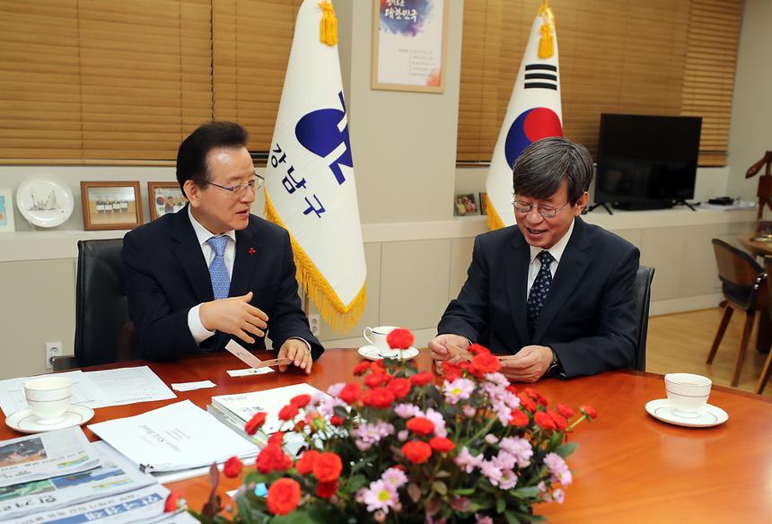 강남구 유니세프 후원 15주년 감사패 전달식 - 3