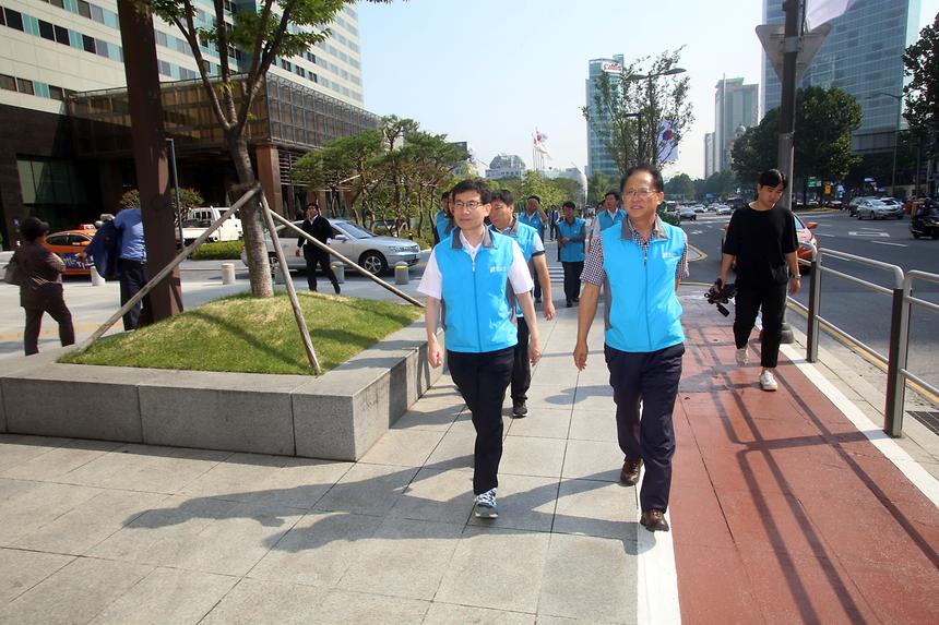 구청간부 합동순찰 - 1