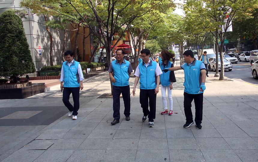 구청간부 합동순찰 - 3
