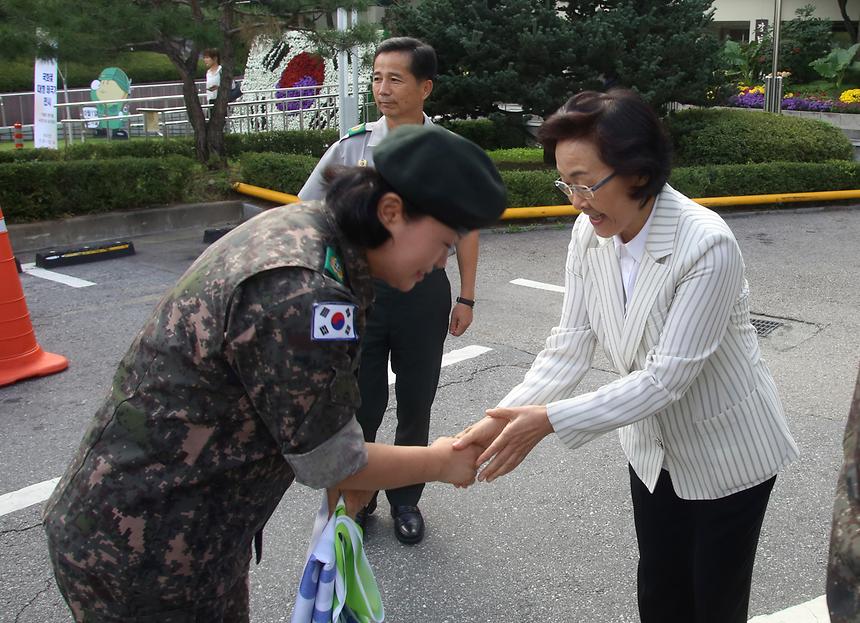 여성예비군소대 안보현장 견학 - 3