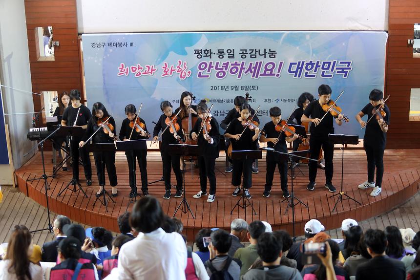 평화통일 벽화 제막 - 1