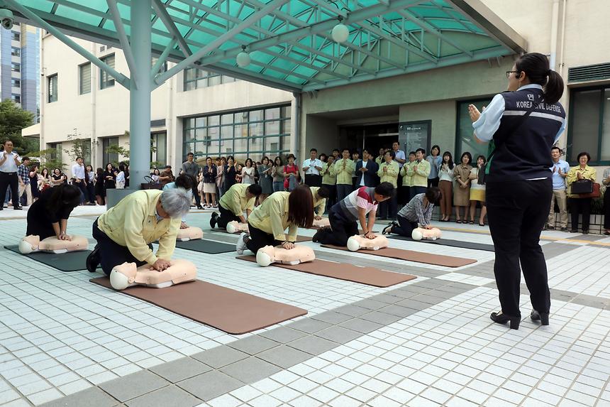 지진대피훈련 - 2