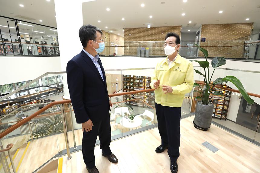 구청장 복지시설 방문(세곡 커뮤니티센터) - 6