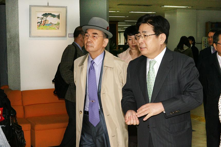 박태준 총리 강남구 방문 - 1