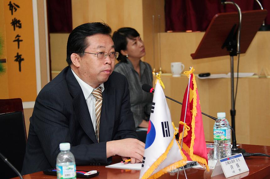 중국 제남성 역성구 자매결연을 위한 방문단 간담회 - 5