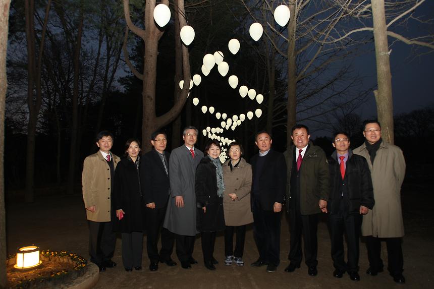 남이섬 강남 빛의 거리 현판 및 점등식 - 5