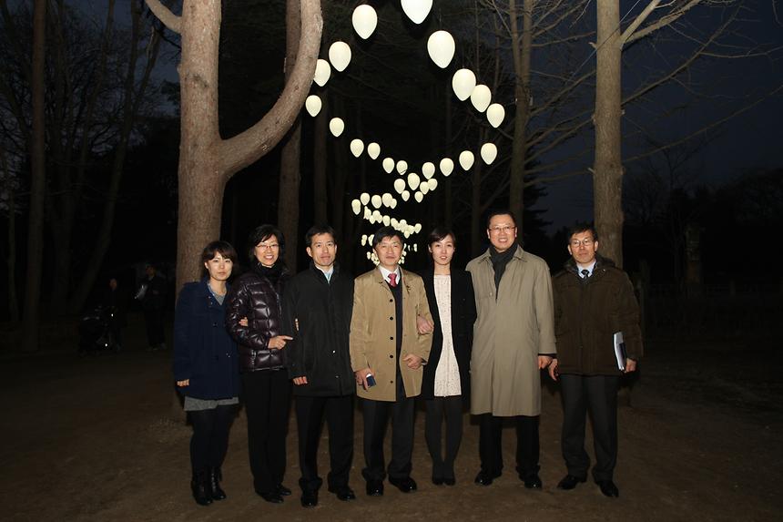 남이섬 강남 빛의 거리 현판 및 점등식 - 6