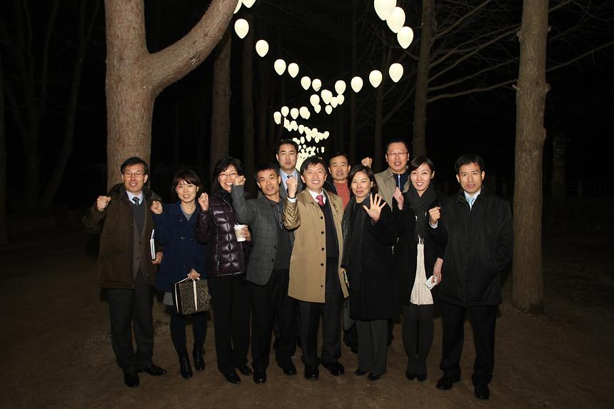 남이섬 강남 빛의 거리 현판 및 점등식 - 7