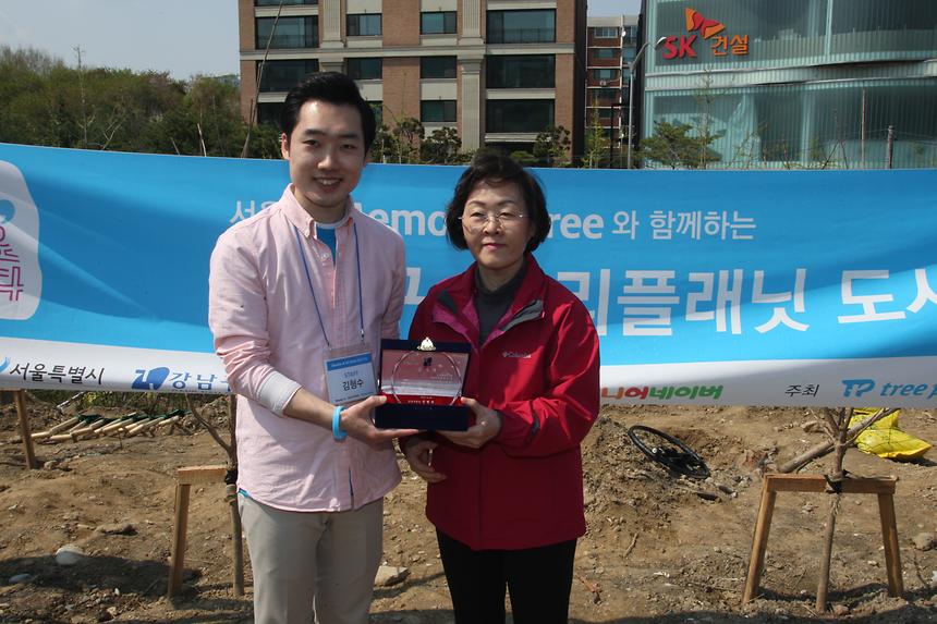 강남구 트리플래닛 도시숲 조성 - 1