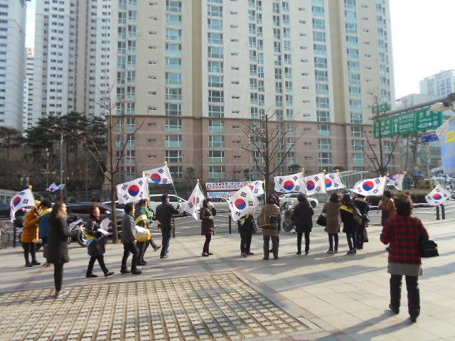 태극기 달기 캠페인(대치4동) - 2