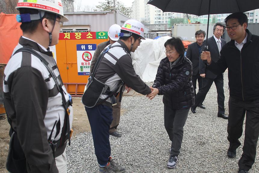 구민감리단 노인정문병원 방문 - 2