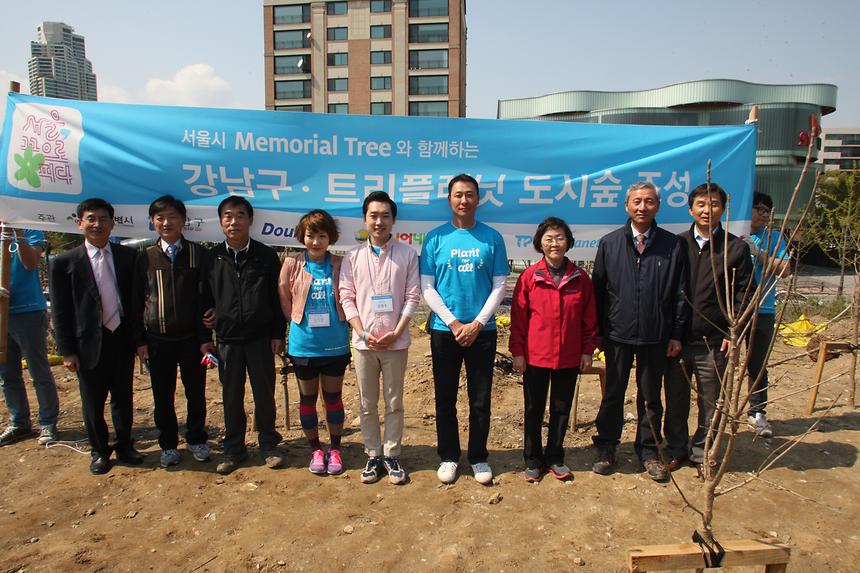 강남구 트리플래닛 도시숲 조성 - 2