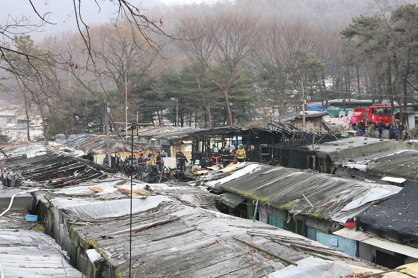 구룡마을 화재현장 방문 - 3