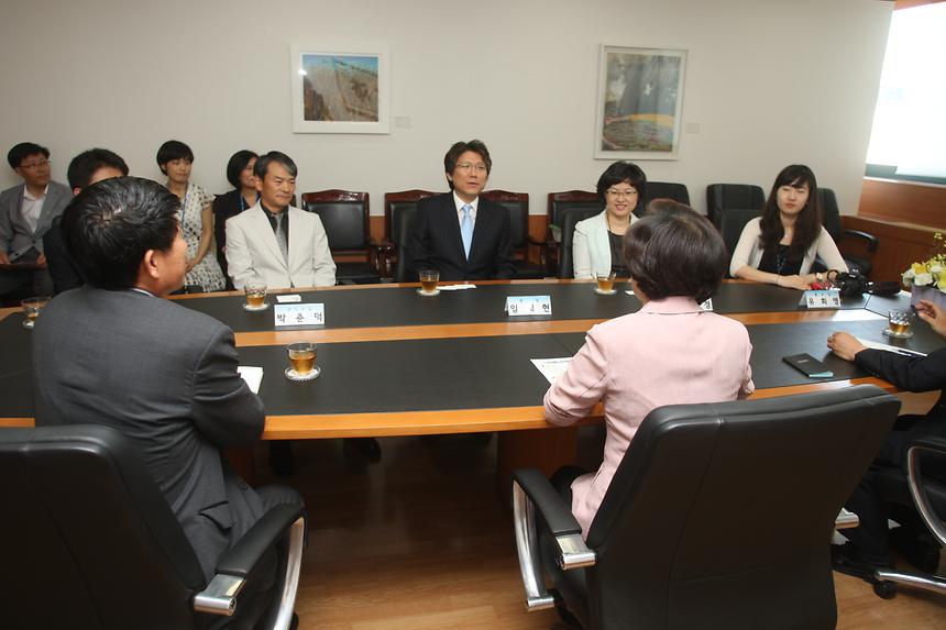 나누리병원 푸드마켓 미소 후원금 전달식 - 4