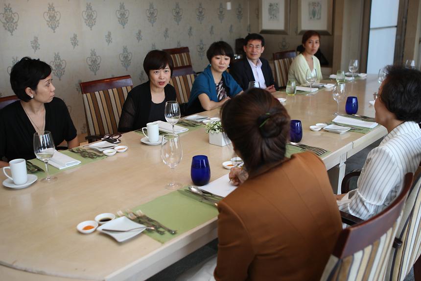 중국패션디자이너와 오찬 - 4