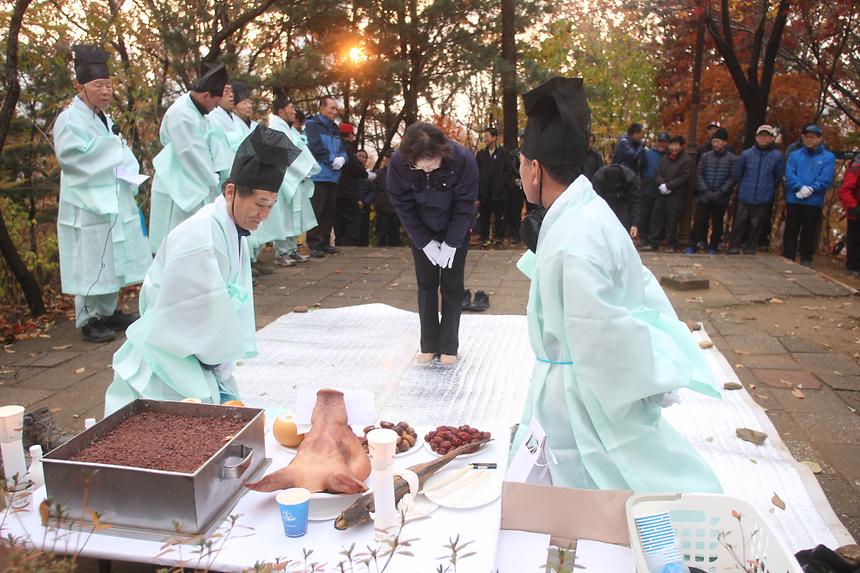 매봉조기회 산제행사 - 2