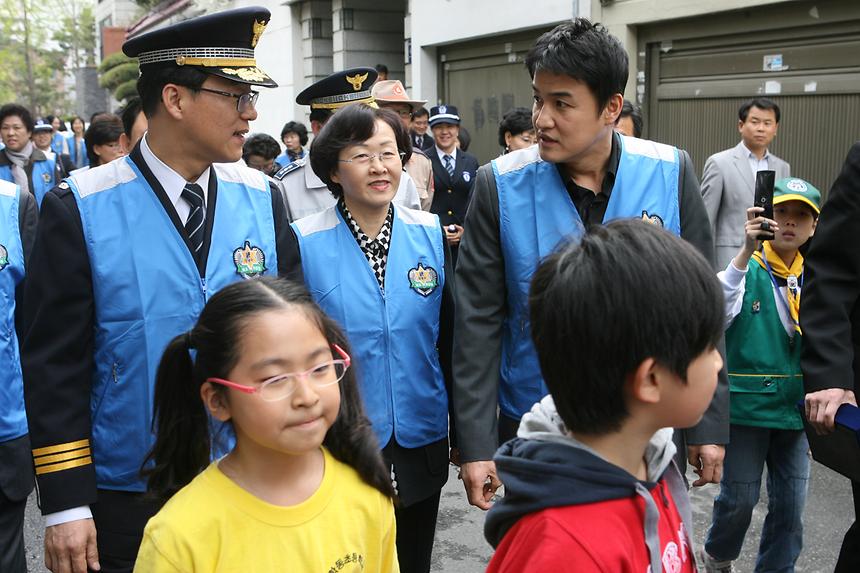 학교보안관 자원봉사단 기관장 합동순찰 - 7