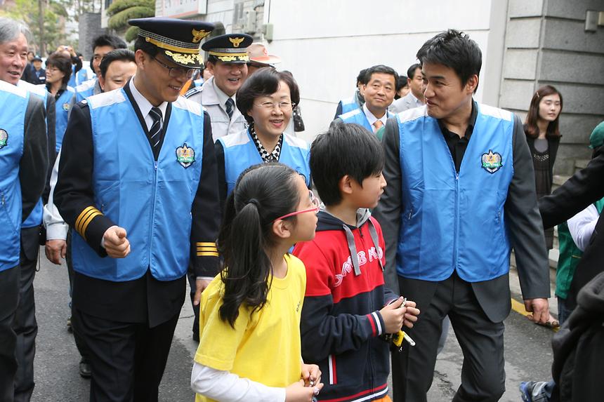 학교보안관 자원봉사단 기관장 합동순찰 - 6