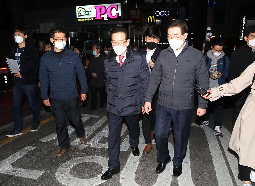 박원순 서울시장-정순균 강남구청장 합동 유흥시설 현장단속  - 1