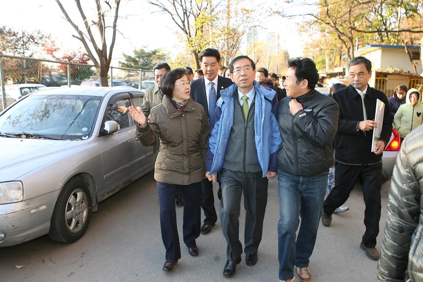 박원순 서울시장 구룡마을방문 - 2