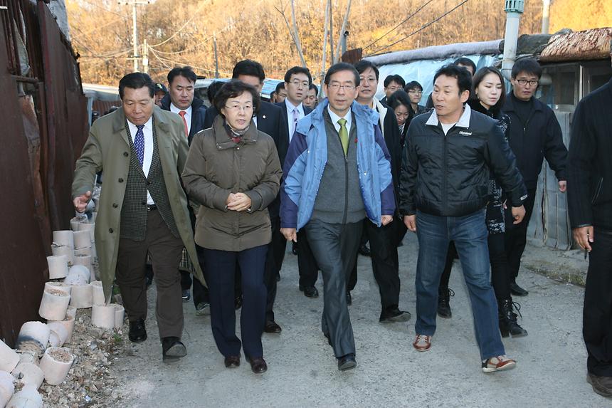 박원순 서울시장 구룡마을방문 - 3