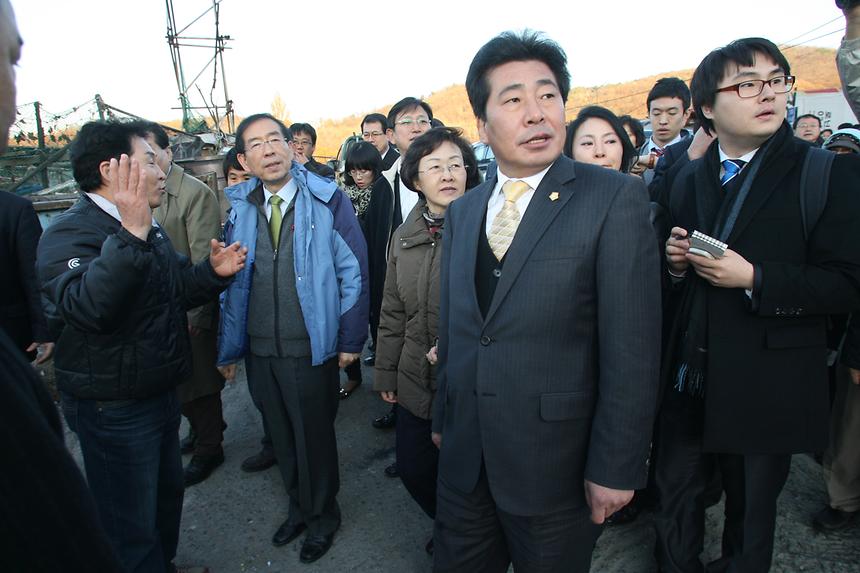 박원순 서울시장 구룡마을방문 - 4